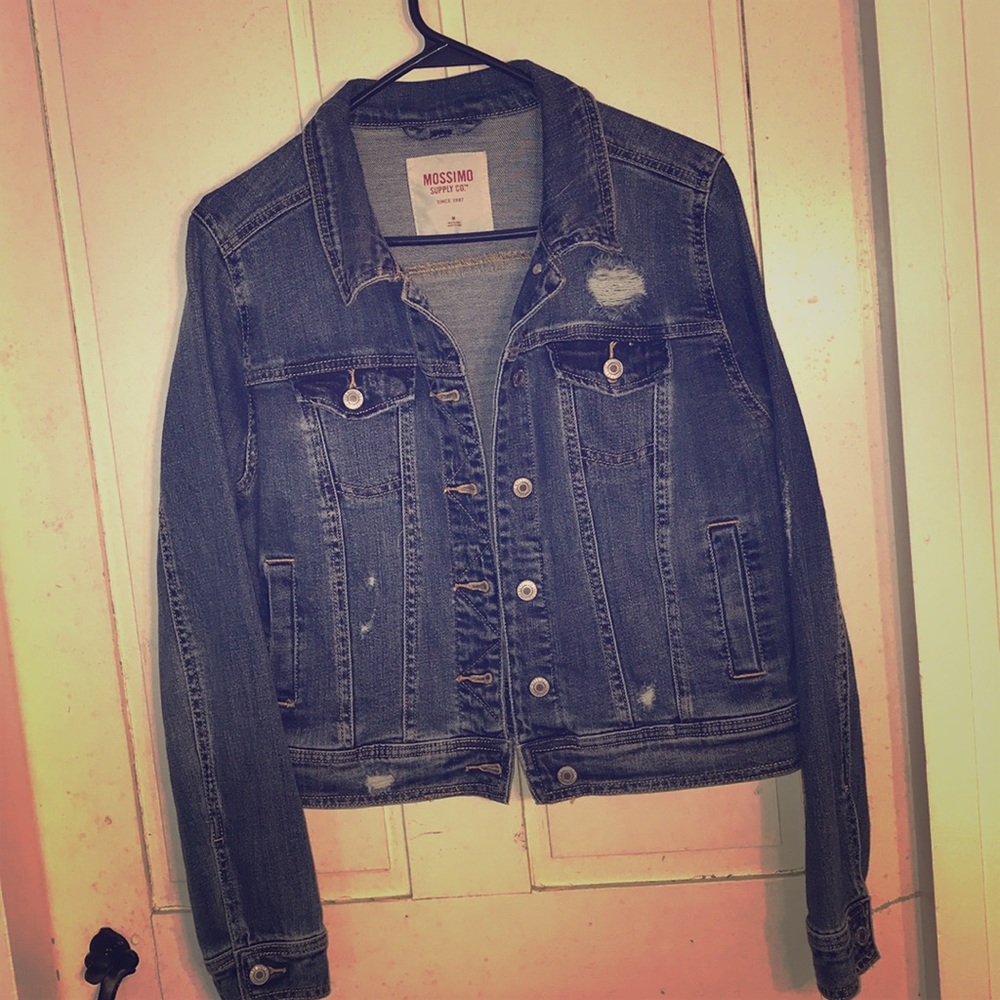 Like New Weathered Jean Jacket